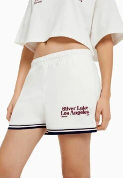 BERSHKA With Trims - Trainingsbroek - Beige -Mode Dames Winkel a5cbc8ca9d2e4e02ba1a17cf13a0b747