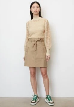 Marc O'Polo Utility Stretchigem- A-Lijn Rok - Dusty Earth -Mode Dames Winkel a670356b8aa942e79ecf66dd3ba0c510