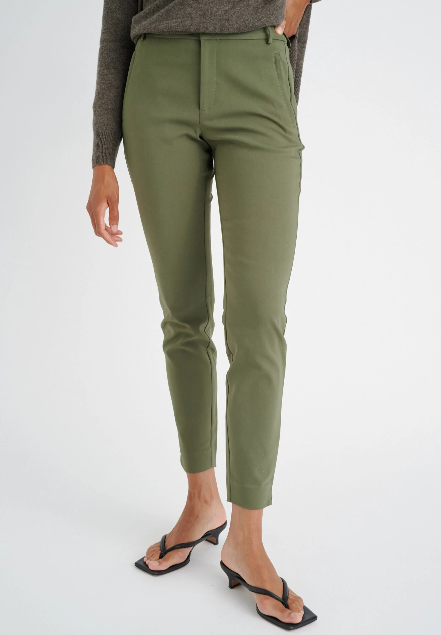 InWear Vanessaiw- Chino - Beetle Green 3 InWear Vanessaiw- Chino - Beetle Green