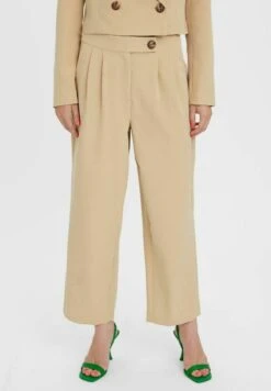 Vero Moda High Waist - Broek - Beige