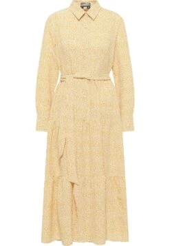 Dreimaster Boline - Blousejurk - Senfgelb Wollweiss -Mode Dames Winkel b080a5cbe9864f25b41da4a70482591c