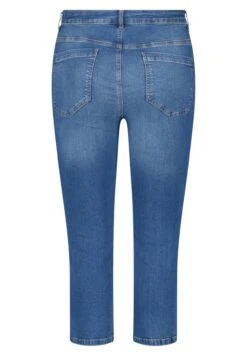Capri Met Steentjes - Slim Fit Jeans - Blue -Mode Dames Winkel b2e89c0b7ba24f9fbf673416461a5e38