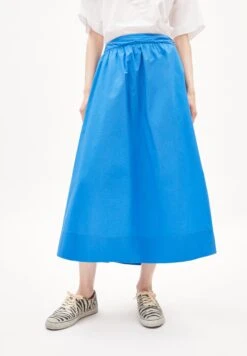 Armedangels Jasinaa - A-Lijn Rok - Warm Blue