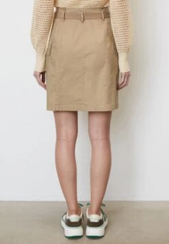 Marc O'Polo Utility Stretchigem- A-Lijn Rok - Dusty Earth -Mode Dames Winkel b5fc14796eec4aa784564c4ff7349b4f