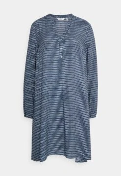 B.young Byjosa Tunic Dress - Jurk - Smoke Blue Mix -Mode Dames Winkel b7596fe0f3494c3c85f8cd3f9b4658e6
