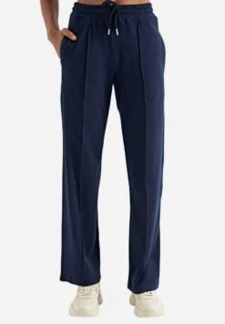 Jogger - Wijde Pijpen - Los Vallend - Trainingsbroek - Blauw