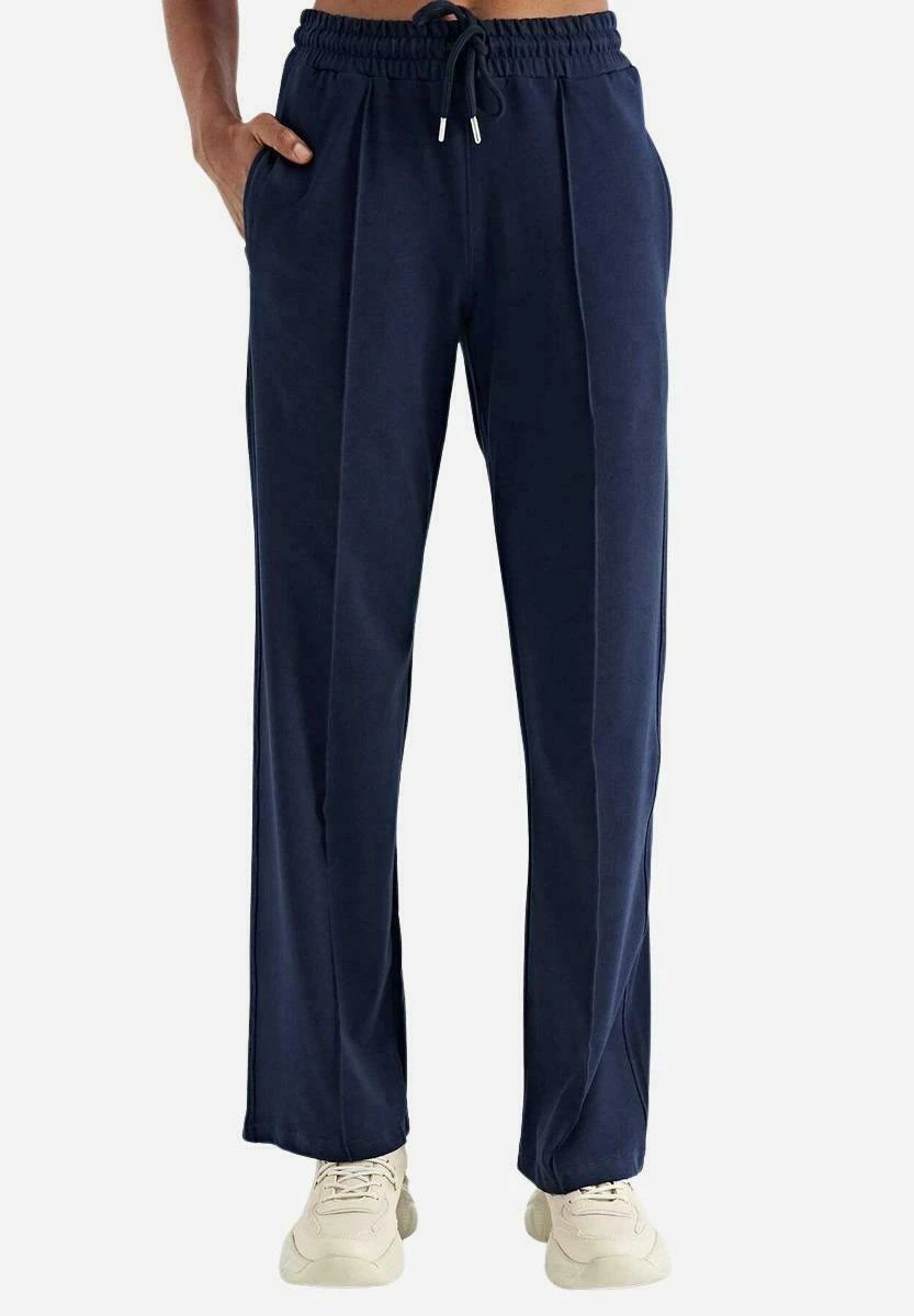 Jogger - Wijde Pijpen - Los Vallend - Trainingsbroek - Blauw 3 Jogger - Wijde Pijpen - Los Vallend - Trainingsbroek - Blauw