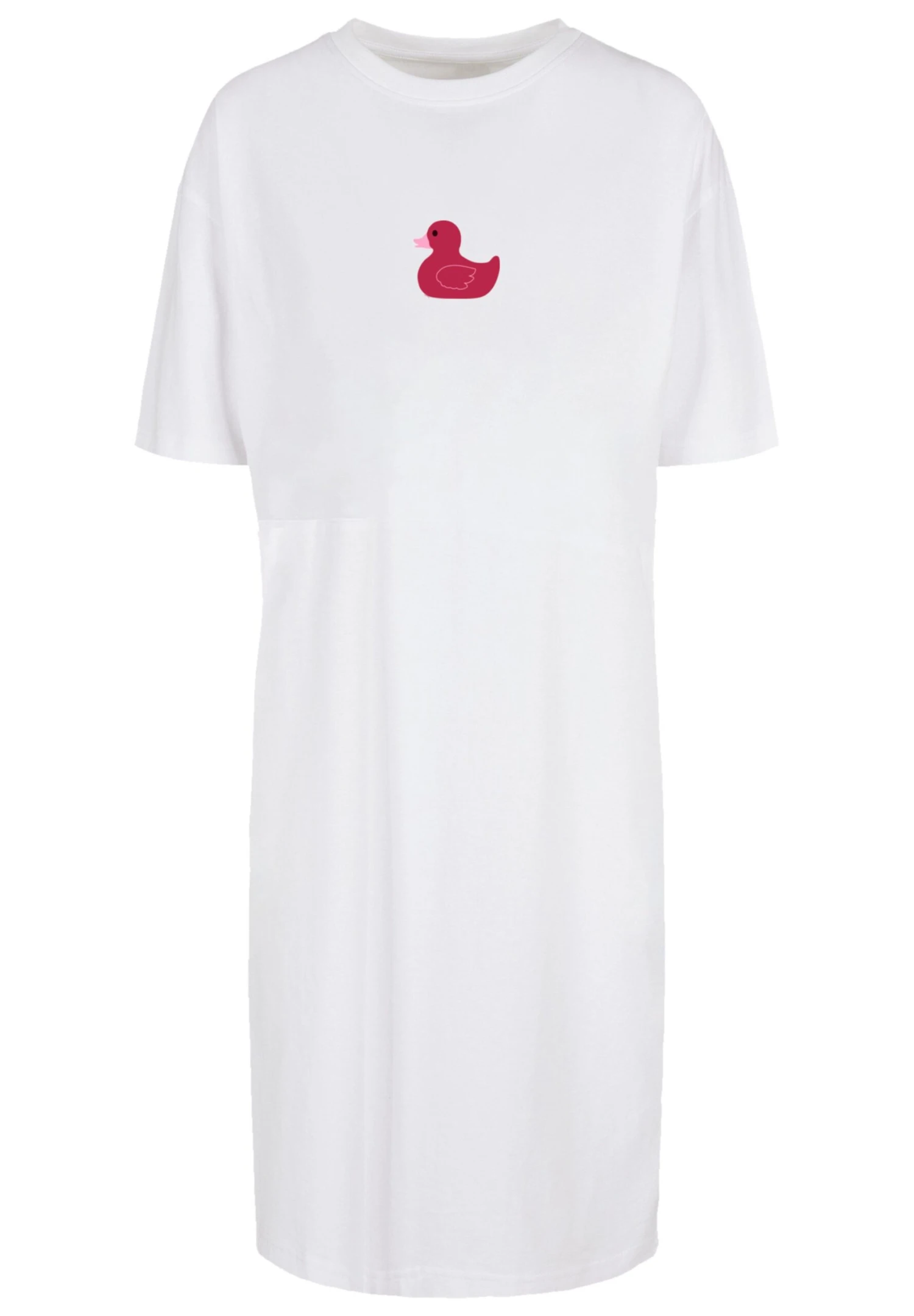 F4NT4STIC Ente Magenta - Jurk - Weiß 8 F4NT4STIC Ente Magenta - Jurk - Weiß - Afbeelding 6