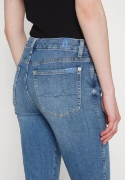 7 For All Mankind Kimmie Straight Sliillwit - Straight Leg Jeans - Light Blue -Mode Dames Winkel bd9759f093ab41989a7ef2acd8dc70ee