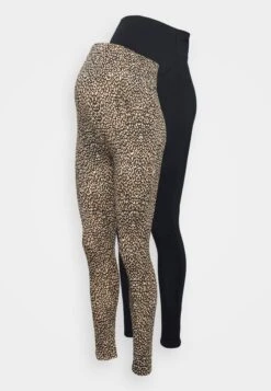2 Pack - Legging - Black/Multi-Coloured -Mode Dames Winkel bec655475c4f477094edf605ec88be71
