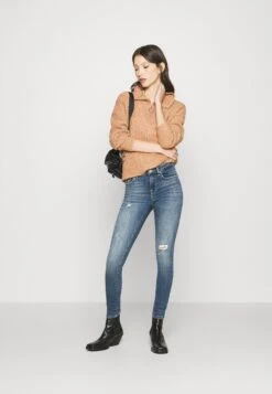 ONLY Onlpower Push Up Destroy - Jeans Skinny Fit - Medium Blue Denim -Mode Dames Winkel c11e0e14c8a24bb3af03cf8d6f6818b1