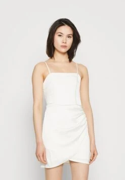 Hollister Co. Strapless Tulip - Cocktailjurk - White