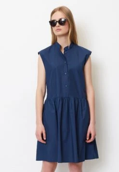 Marc O'Polo DENIM Ärmeloses Volant- Aus Bio - Blousejurk - Admiral