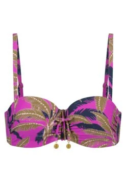 Cyell Bandeau- Bikinitop - Roze Bruin Donkerblauw -Mode Dames Winkel c4d2640df50943879d02957db417cacf