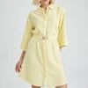 DeFacto Blousejurk - Yellow -Mode Dames Winkel c5714553feb54cc29d05d88277d1cf33