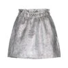 Vina Metallic - Minirok - Silver -Mode Dames Winkel c725dcf3ec8f4f6aa53c1059921c905b