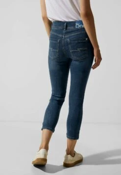 STREET ONE In 7/8 - Slim Fit Jeans - Blau -Mode Dames Winkel c8356e5f2aea40a6a8b9fba8d1e8df57