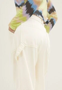 TOM TAILOR Denim Straight Fit - Straight Leg Jeans - Creme -Mode Dames Winkel c87b6181e7b14a8781c3a6335e2067fa