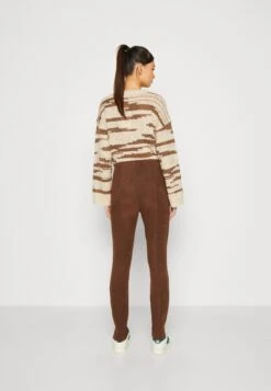 Vila Visudas Slit - Legging - Shaved Chocolate -Mode Dames Winkel c88a6013988e4838bc014b4c294216a6