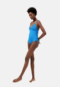 Marks & Spencer Ribbed Tie Detail Plunge - Badpak - Blue 8 Marks & Spencer Ribbed Tie Detail Plunge - Badpak - Blue -Mode Dames Winkel cf61761390814b7abe95503fc9fde09a