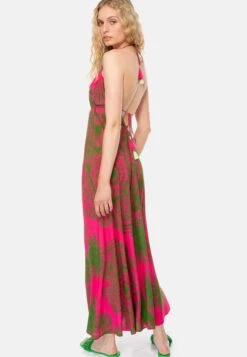 Kleid Café Del Mar Aus Lenzing™ Ecovero™ - Maxi-Jurk - Pink -Mode Dames Winkel d15526800a4c47638e51fe8fc0804814