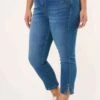 Capri Met Steentjes - Slim Fit Jeans - Blue -Mode Dames Winkel d1a2e7fdfb2e4d93ad163dd6eb2b2203