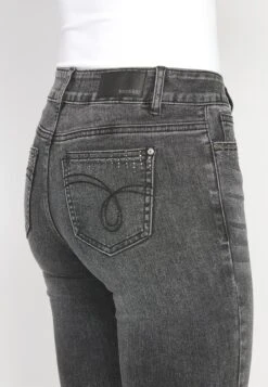 Koroshi Jeans Skinny Fit - Grey Denim -Mode Dames Winkel d316f5e151144fe6bb58ea0872da5329