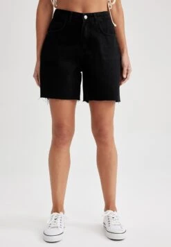 DeFacto Bermuda - Jeansshort - Black