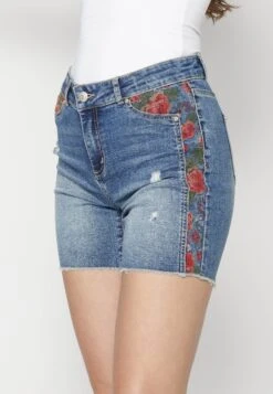 Koroshi Jeansshort - Azul OscDark Blue -Mode Dames Winkel d564c4824d80444d95994dc11326cab4