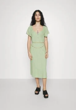 Vero Moda Petite Vmmymilo Calf Dress - Jurk - Reseda -Mode Dames Winkel d5cf1553624f4afe9b51e005f81bad82