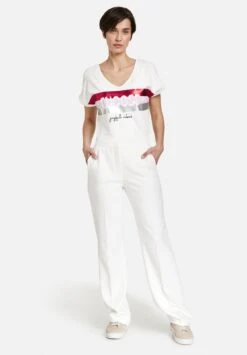 Gerry Weber Mit Bugelfalten - Chino - Off-White -Mode Dames Winkel d6764b1bef744332875933ade9edbf92