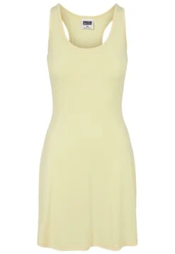 URBAN CLASSICS Racer- Etui-Jurk - Softyellow -Mode Dames Winkel d8dab6278cec449ea04bef44d5ee6293