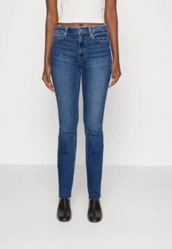 Paige High Rise Manhattan Raw Hem - Bootcut Jeans - Reflection