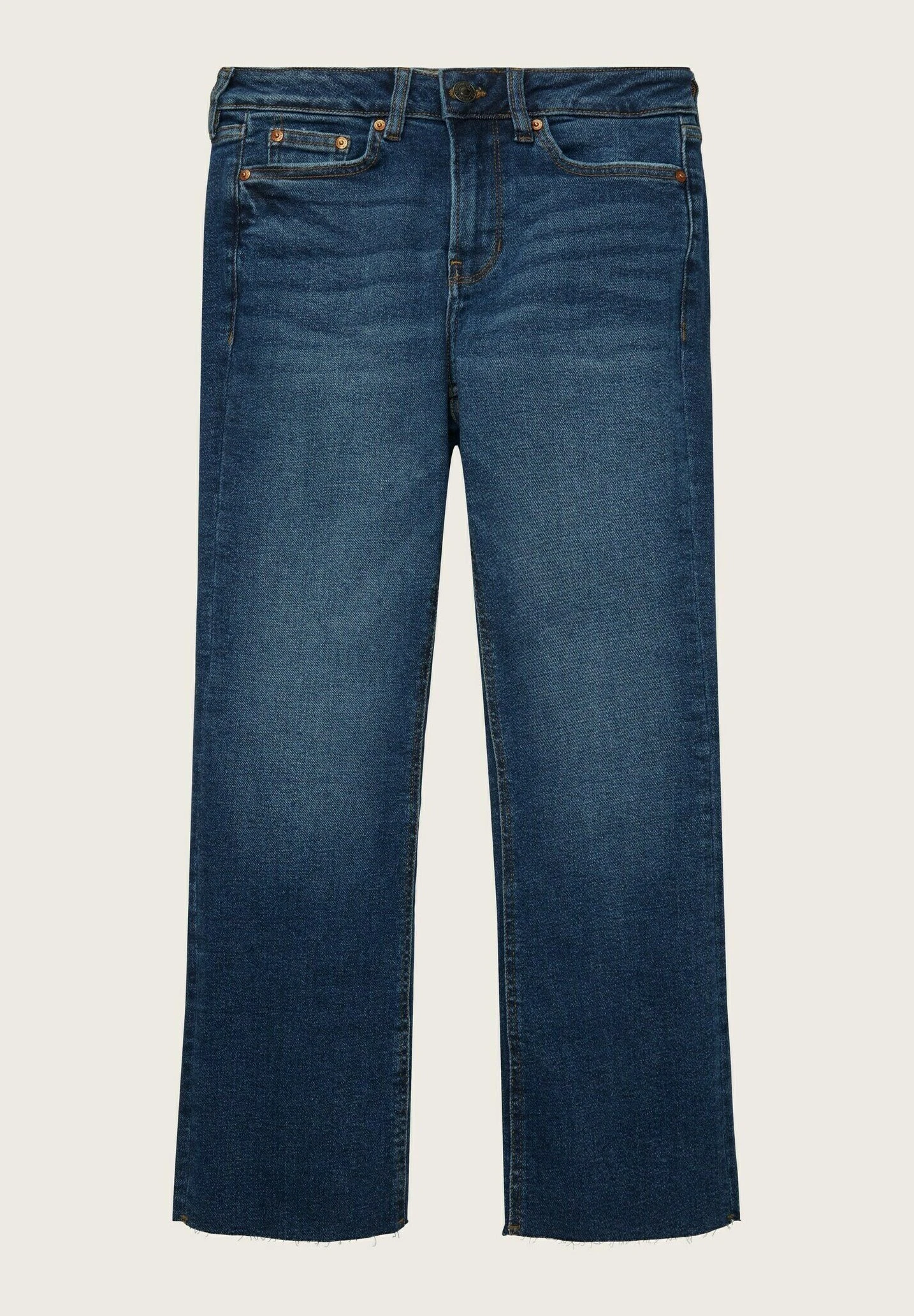 TOM TAILOR Denim Straight Leg Jeans - Used Dark Stone Blue Denim 10 TOM TAILOR Denim Straight Leg Jeans - Used Dark Stone Blue Denim - Afbeelding 8