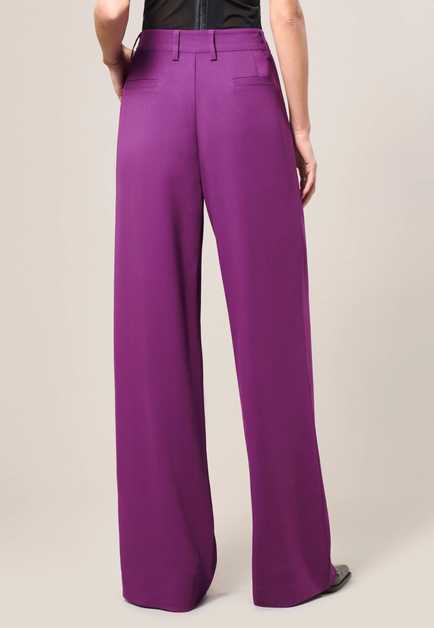 Cady Pleated- Broek - Purple 3 Cady Pleated- Broek - Purple - Afbeelding 2