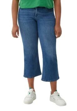 Triangle Flared Jeans - Dunkelblau -Mode Dames Winkel e01d6d915efc42aa8ddb9d13d945ceef