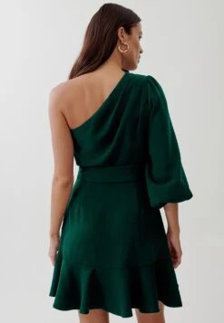 Tussah Phoebe Mini- Cocktailjurk - Emerald -Mode Dames Winkel e068171d6ef64a469ad416aa353ec930