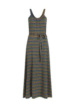 King Louie Allison Mariani Stripe - Maxi-Jurk - Black -Mode Dames Winkel e0af657d76284566ad4e41bb515ea1a1