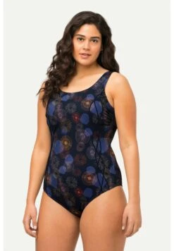 Ulla Popken Sans Bonnets Moulés, Méduses, Fronces - Badpak - Marine