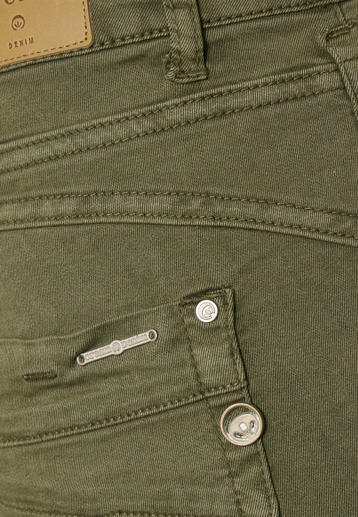 Cream Lottecr Plain Twill Coco Fit Bci - Slim Fit Jeans - Burnt Olive 8 Cream Lottecr Plain Twill Coco Fit Bci - Slim Fit Jeans - Burnt Olive - Afbeelding 7