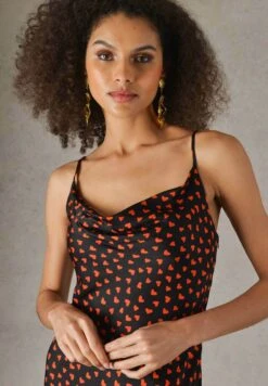 Heart Print Cami - Galajurk - Black -Mode Dames Winkel e2ee450b44d043ba9d45302cdbce62cf