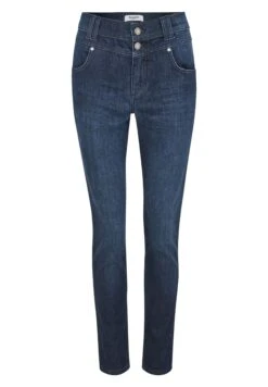 Angels Button Mit Doppelknopf-Verschluss - Slim Fit Jeans - Dunkelblau