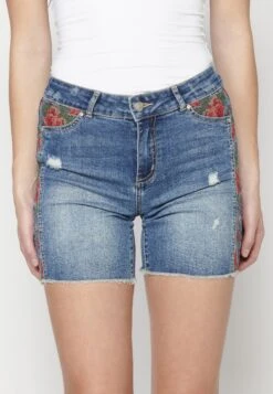 Koroshi Jeansshort - Azul OscDark Blue