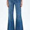 Bell Bottoms - Flared Jeans - Navy Blue -Mode Dames Winkel e69df82c012b4c43b0cf881953888fa1