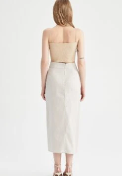 DeFacto Kokerrok - Beige 8 DeFacto Kokerrok - Beige -Mode Dames Winkel e9f78c3e21d4473a8db309acc452aff3