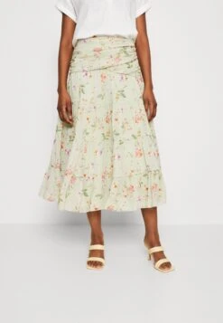 By Malina Tasha Skirt Soft Floral - A-Lijn Rok - Mint