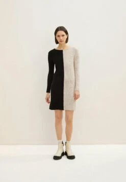 Tom Tailor Dress Cosy - Gebreide Jurk - Deep Black