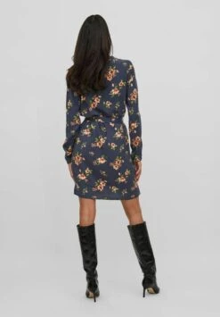 Vila Taillengürtel- Blousejurk - Navy Blazer -Mode Dames Winkel ee62d0a7bdf9478486ff67a7c5dfd091