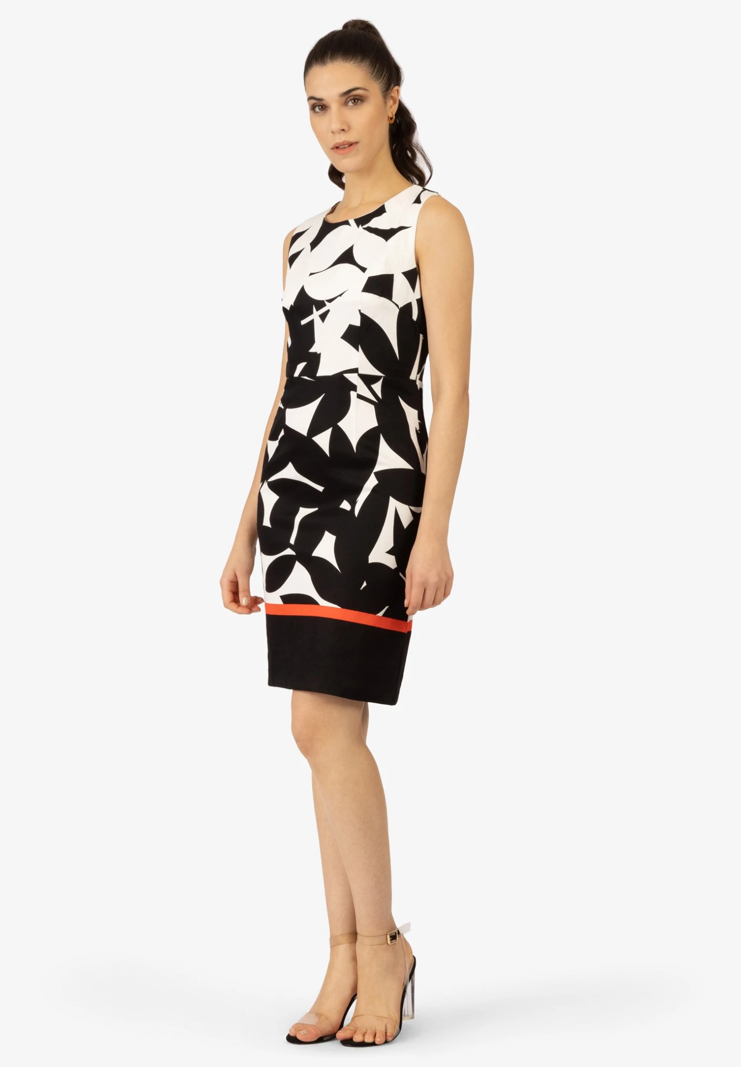 APART Etui-Jurk - Creme Multicolor 4 APART Etui-Jurk - Creme Multicolor - Afbeelding 2