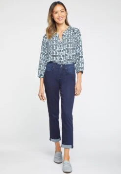 NYDJ Margot Girlfriend - Straight Leg Jeans - Highway -Mode Dames Winkel f3a05e3ff9d04e57b4e019d03f21e37a